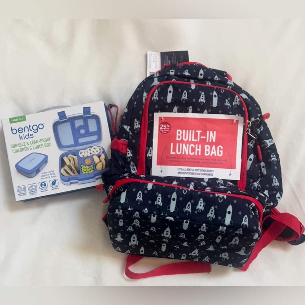 BENTGO BAGPACK AND LUNCH BOX SET